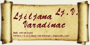 Ljiljana Varadinac vizit kartica